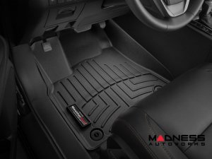 Volkswagen ID. Buzz Floor Liners - WeatherTech - Front & Rear + 3rd Row - w/ 2nd Row Bucket Seats - Cocoa 